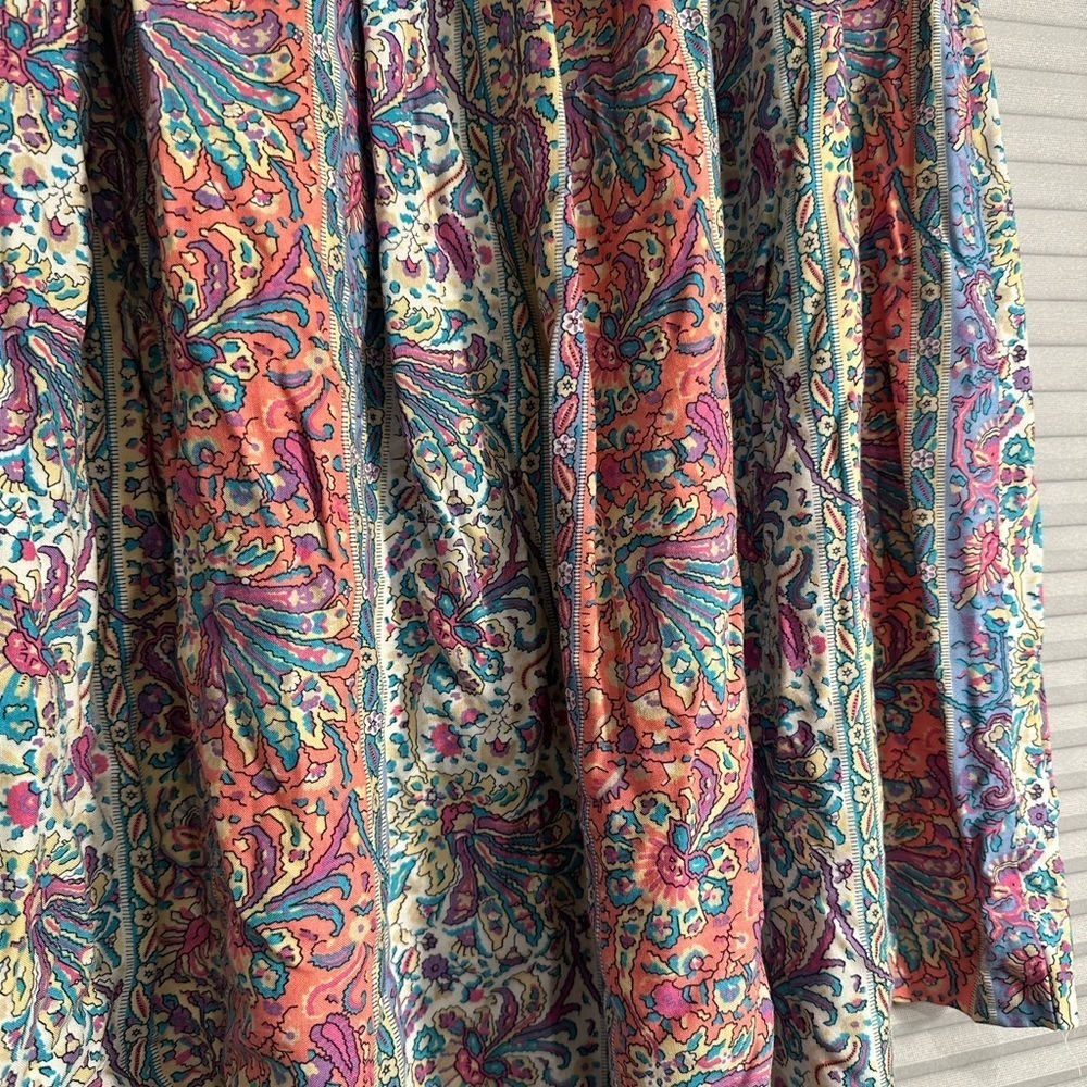 Vintage paisley midi skirt - Picture 2 of 5